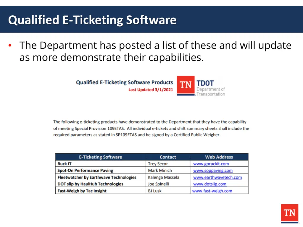 qualified e ticketing software