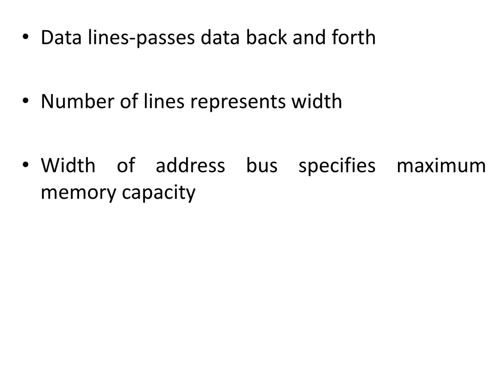 data lines passes data back and forth