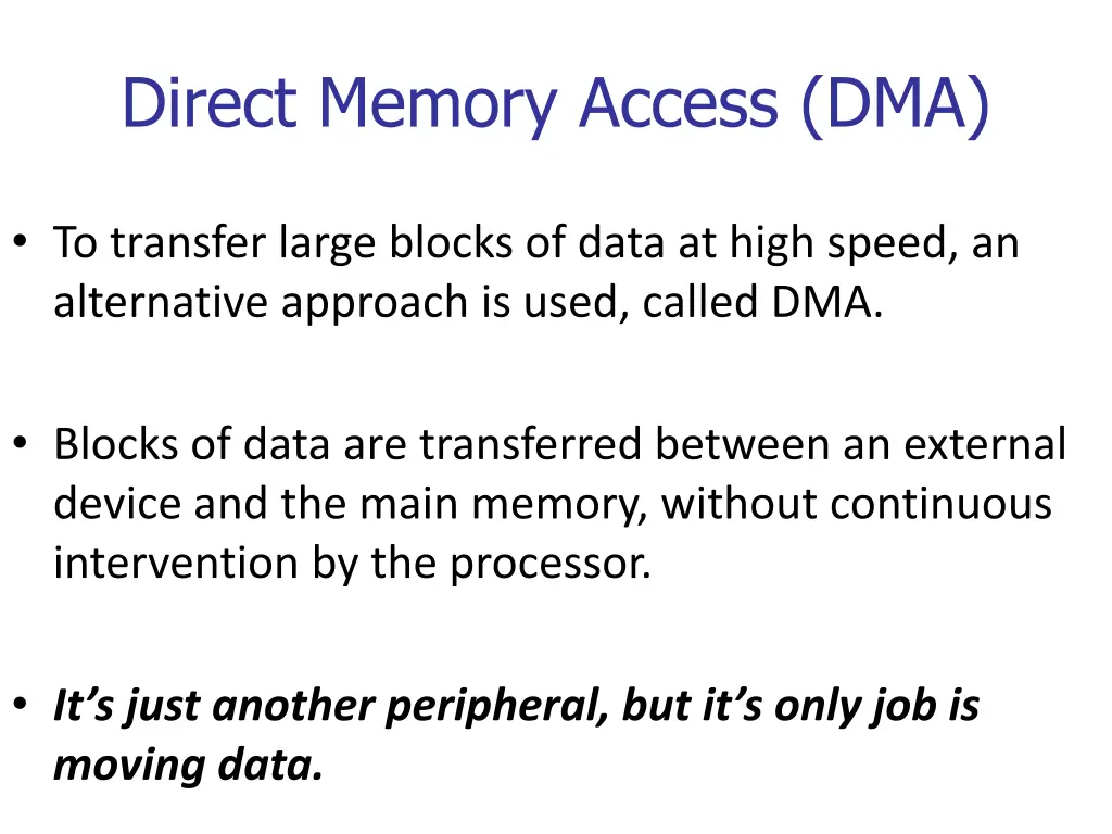 direct memory access dma