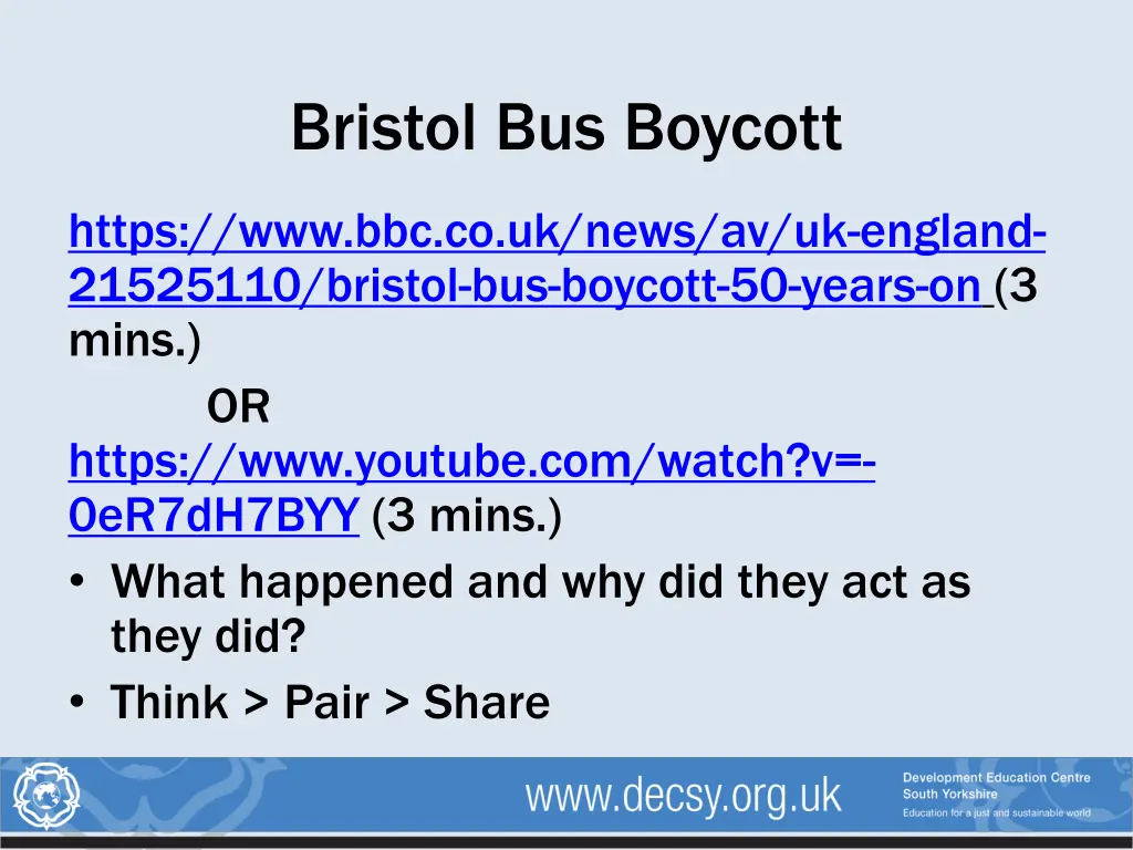 bristol bus boycott