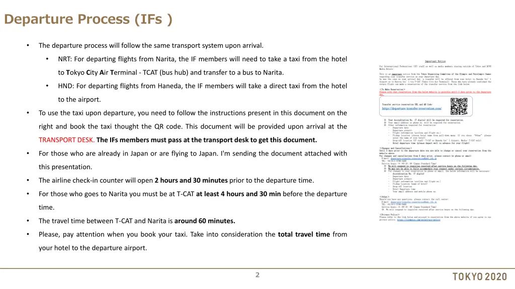 departure process ifs