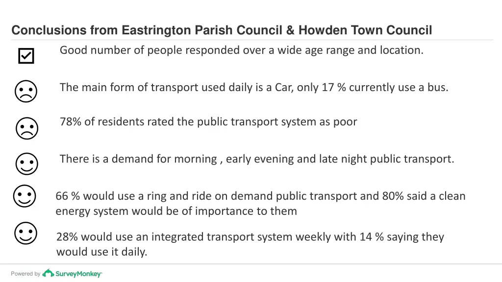 conclusions from eastrington parish council