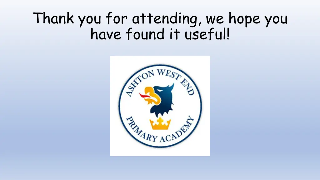 thank you for attending we hope you have found