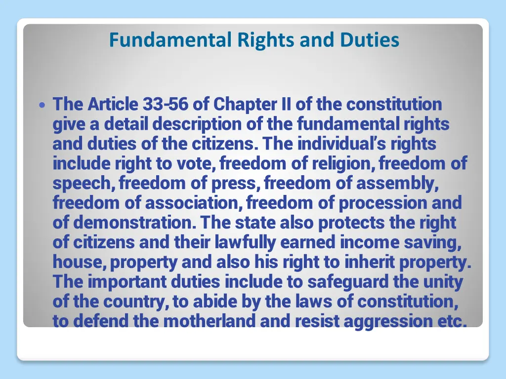 fundamental rights and duties