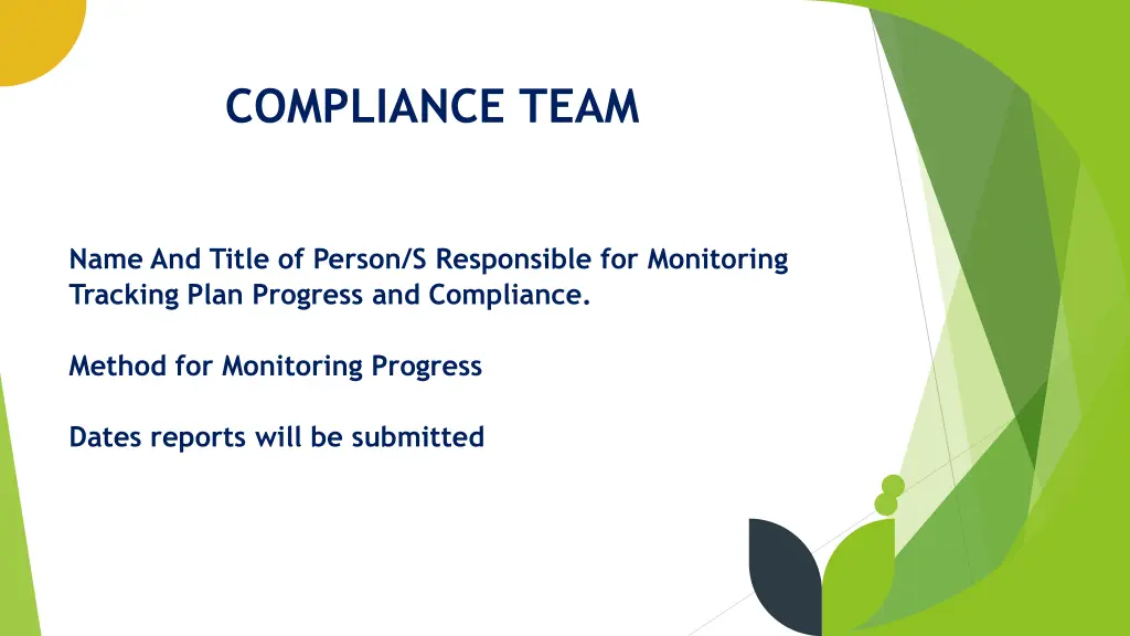 compliance team