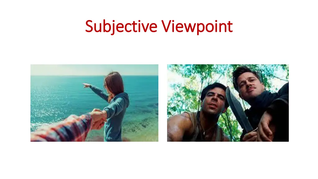 subjective viewpoint subjective viewpoint