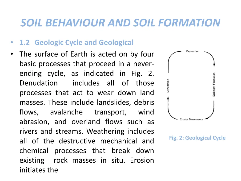 soil behaviour and soil formation 3