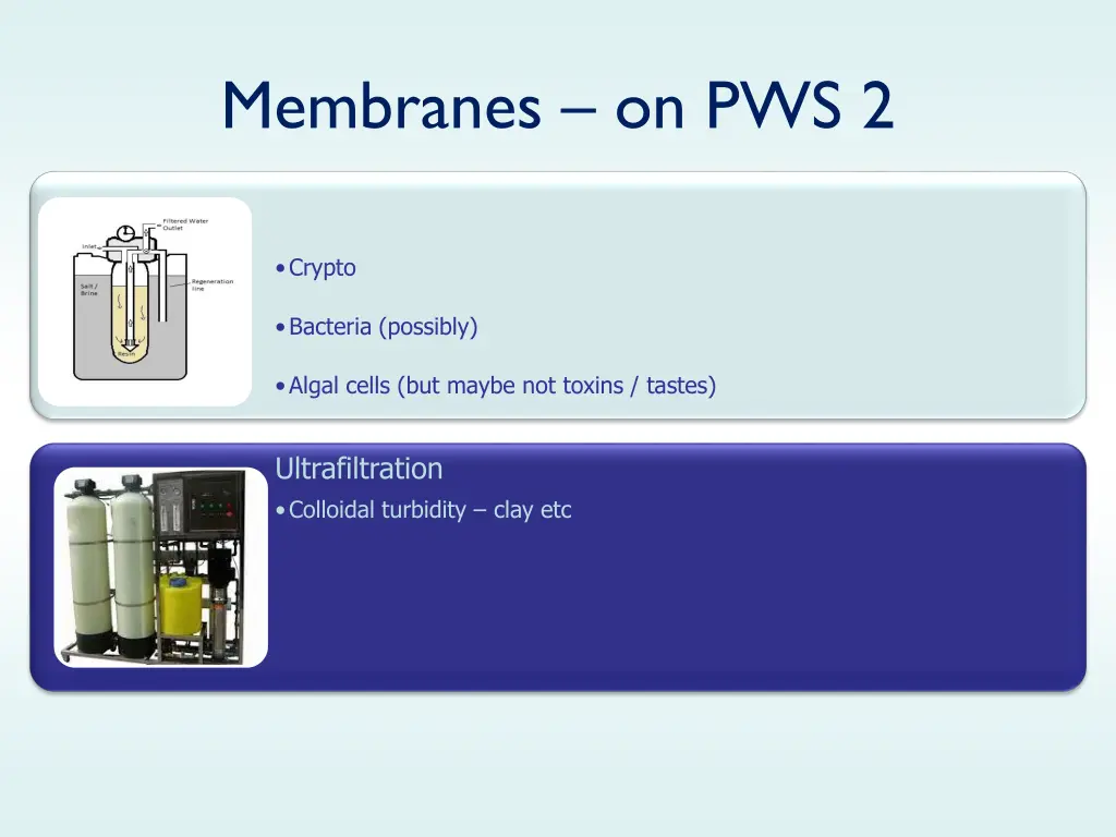 membranes on pws 2