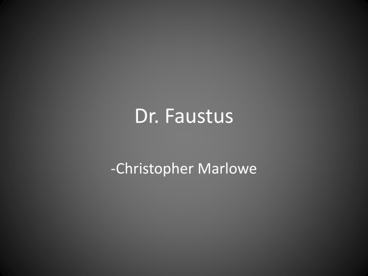 dr faustus