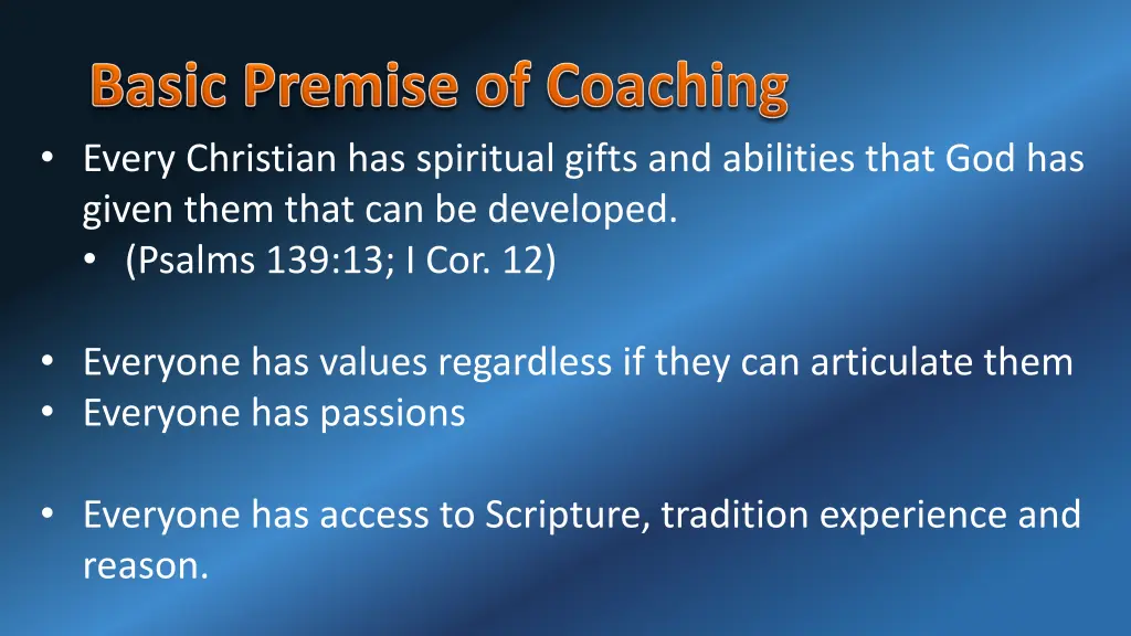 every christian has spiritual gifts and abilities