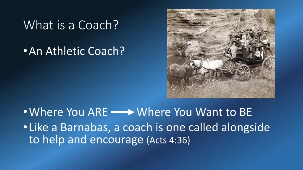 what is a coach