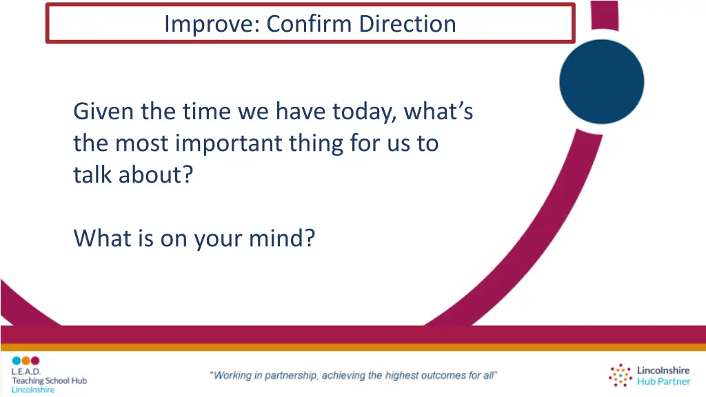 improve confirm direction