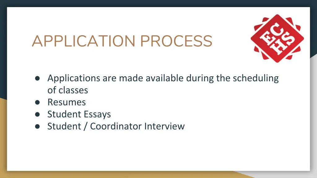 application process