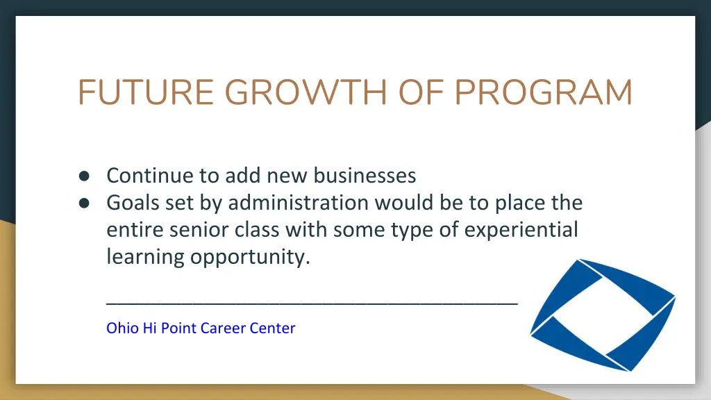 future growth of program