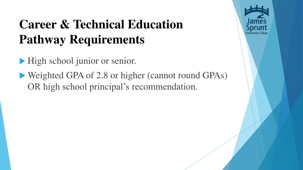 career technical education pathway requirements