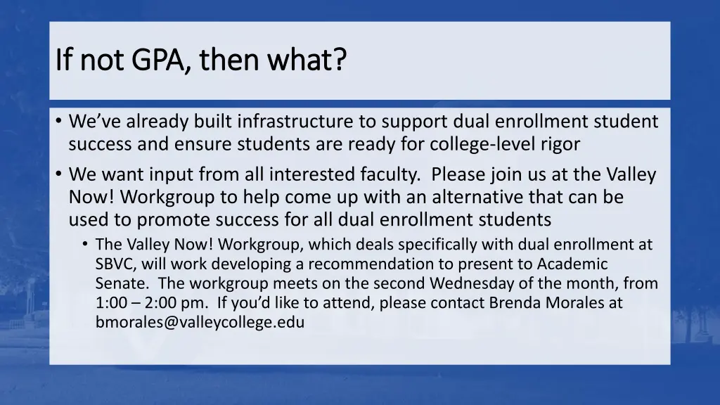 if not gpa then what if not gpa then what 1