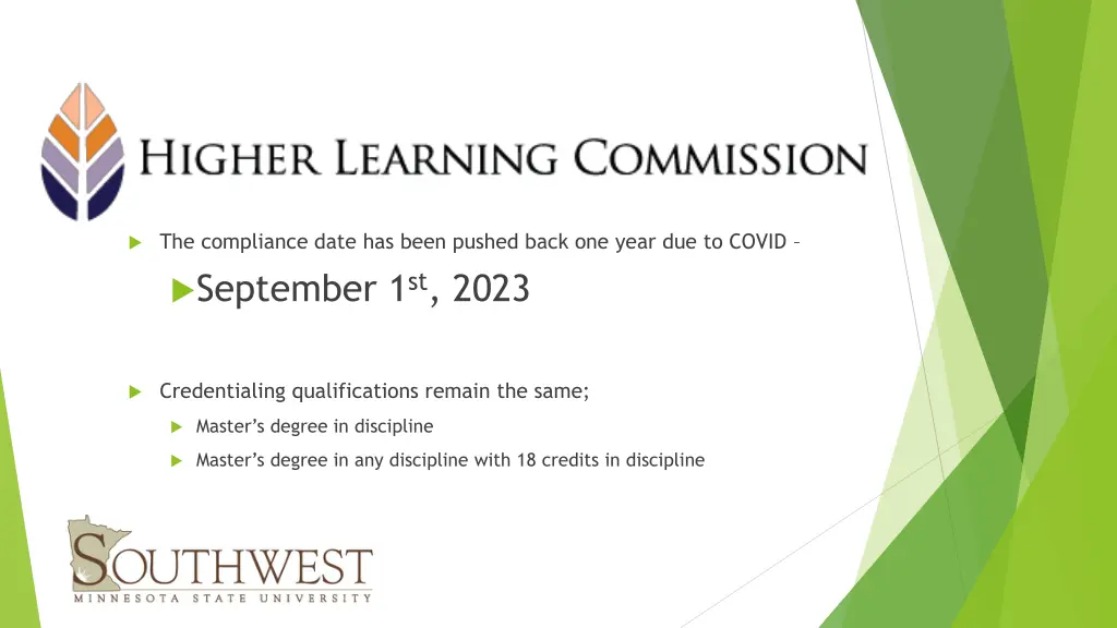 the compliance date has been pushed back one year