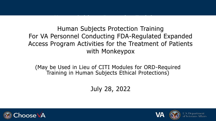 human subjects protection training