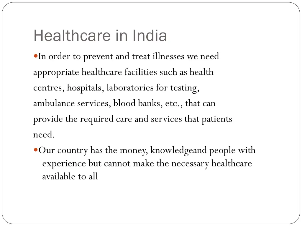 healthcare in india 1