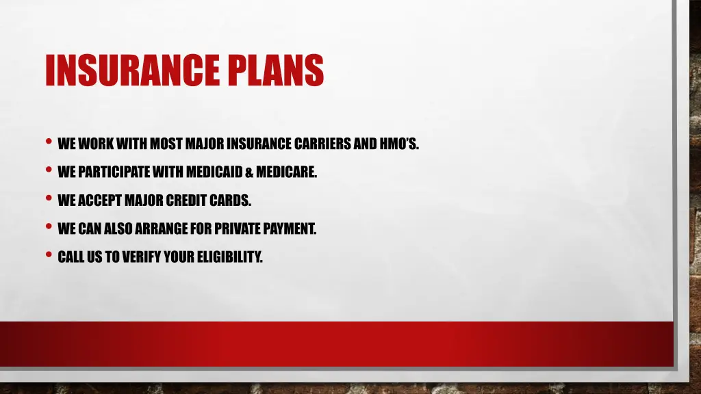 insurance plans