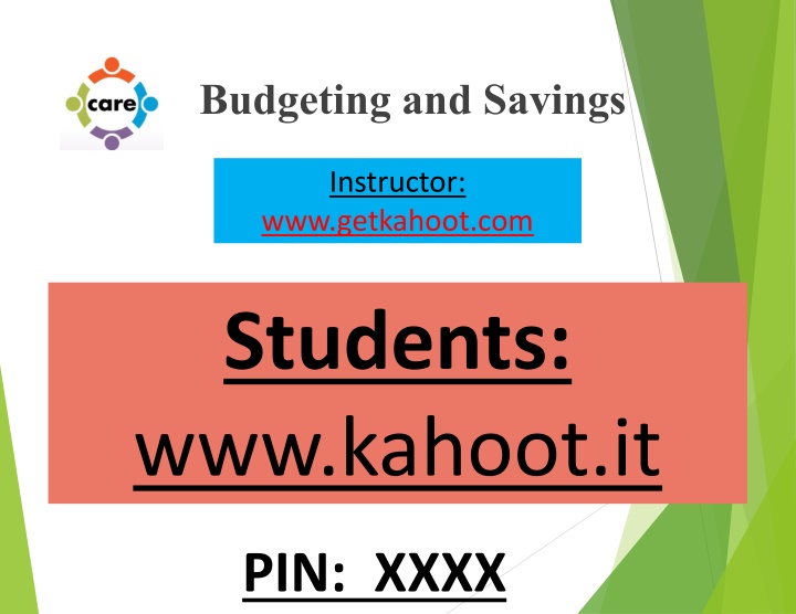 budgeting and savings