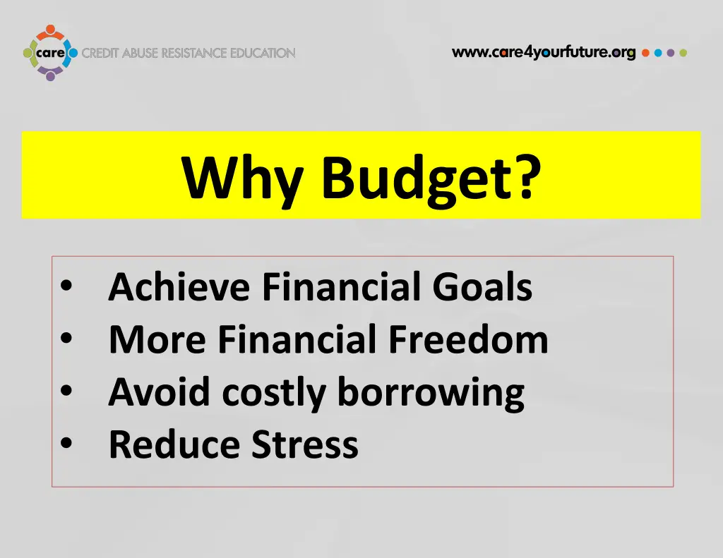 why budget 2