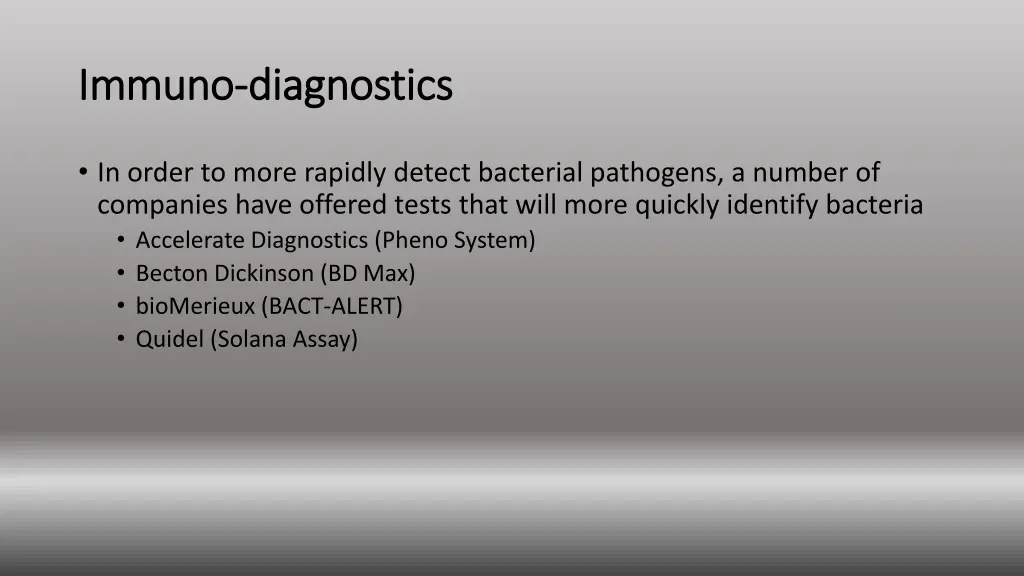 immuno immuno diagnostics diagnostics