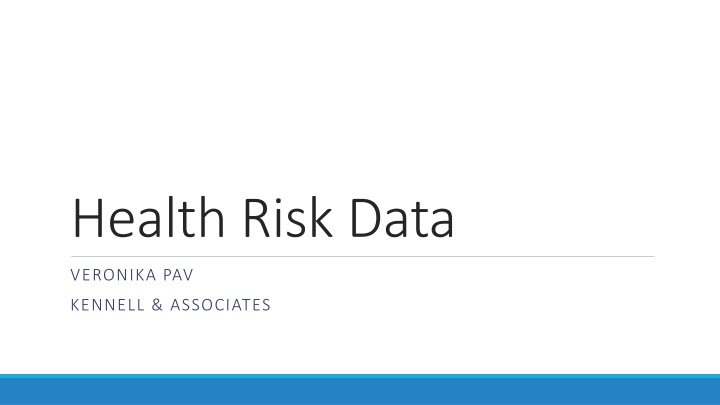 health risk data