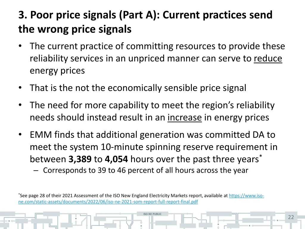 3 poor price signals part a current practices