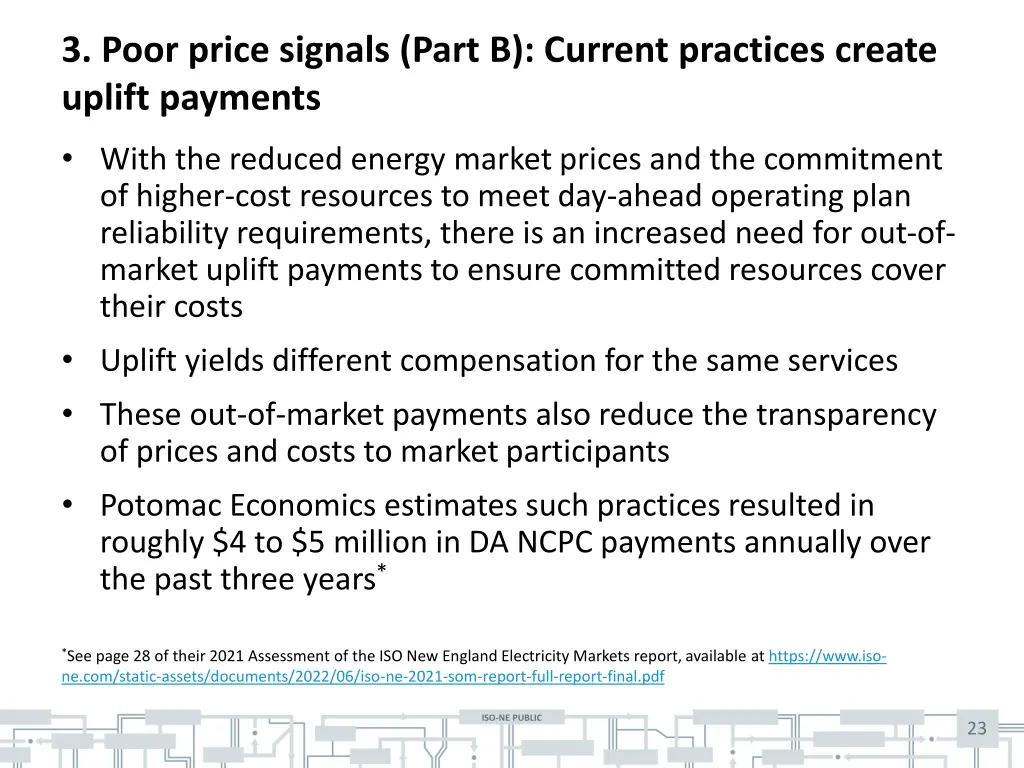 3 poor price signals part b current practices