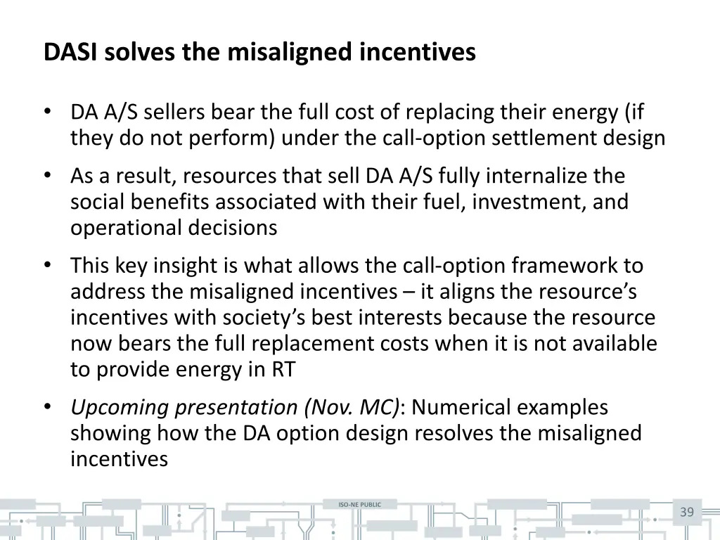 dasi solves the misaligned incentives