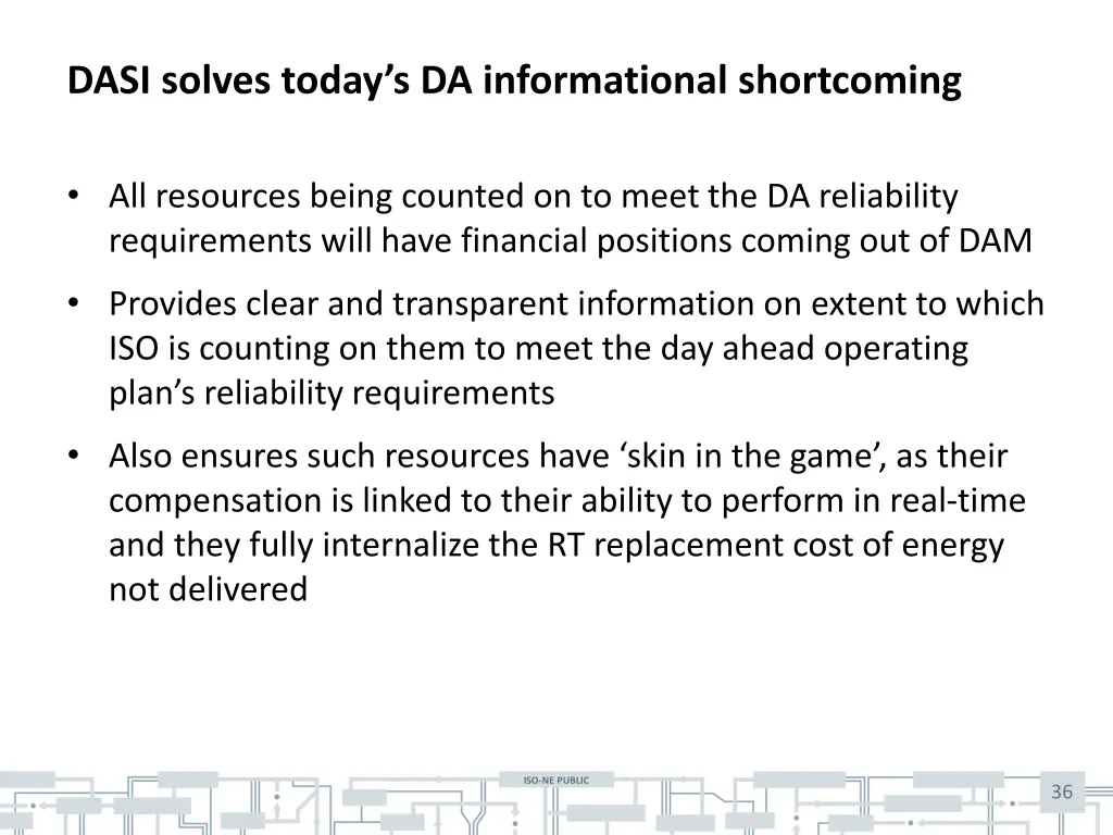 dasi solves today s da informational shortcoming