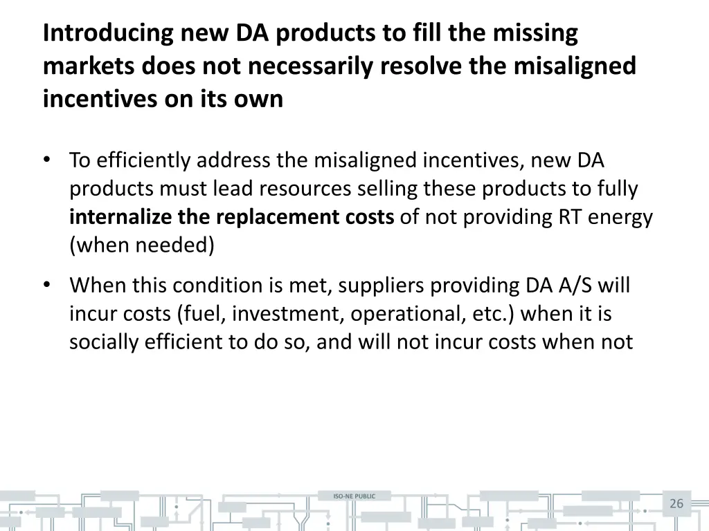 introducing new da products to fill the missing