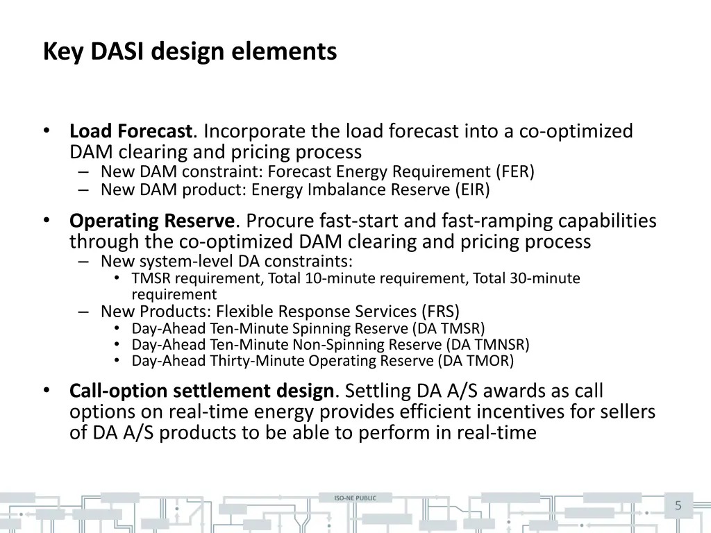 key dasi design elements