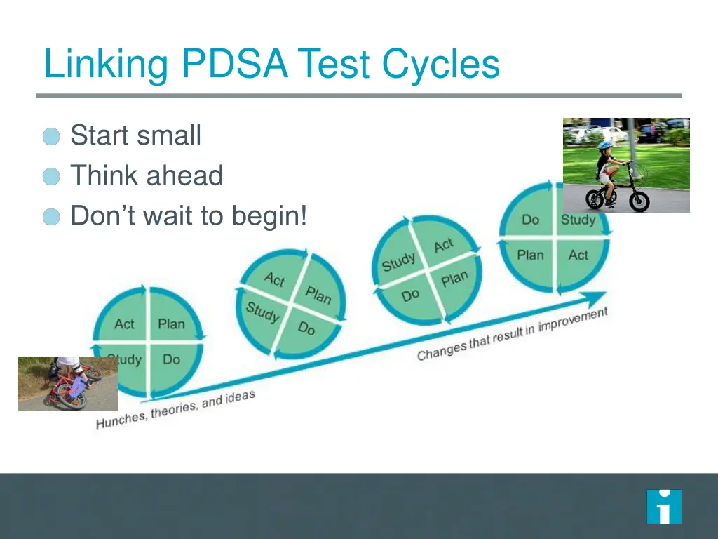 linking pdsa test cycles