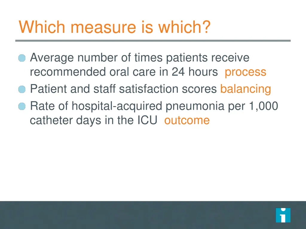 which measure is which 1