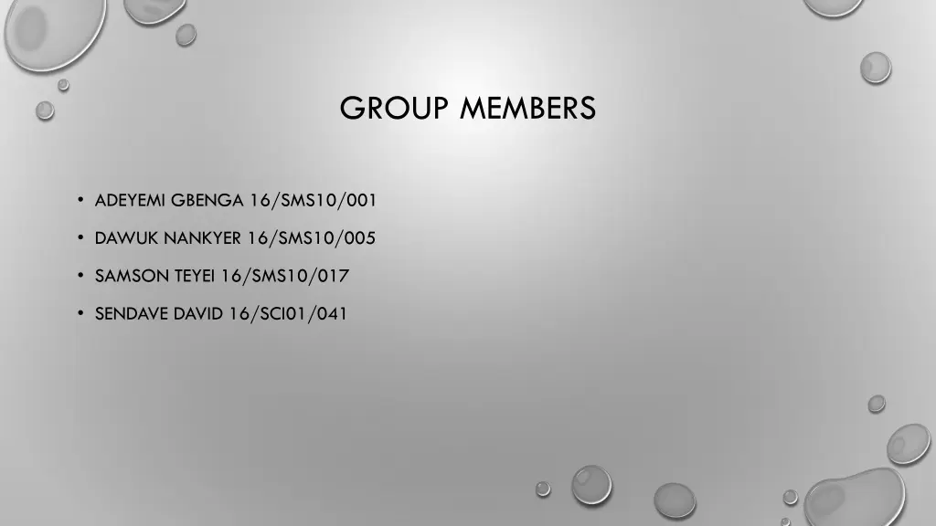 group members