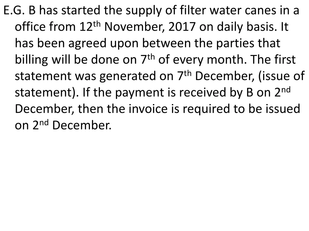 e g b has started the supply of filter water