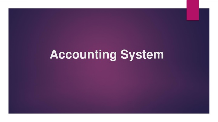 accounting system