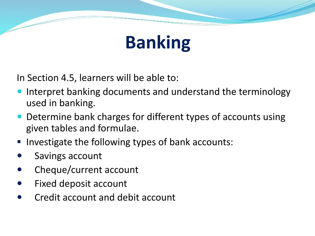 banking