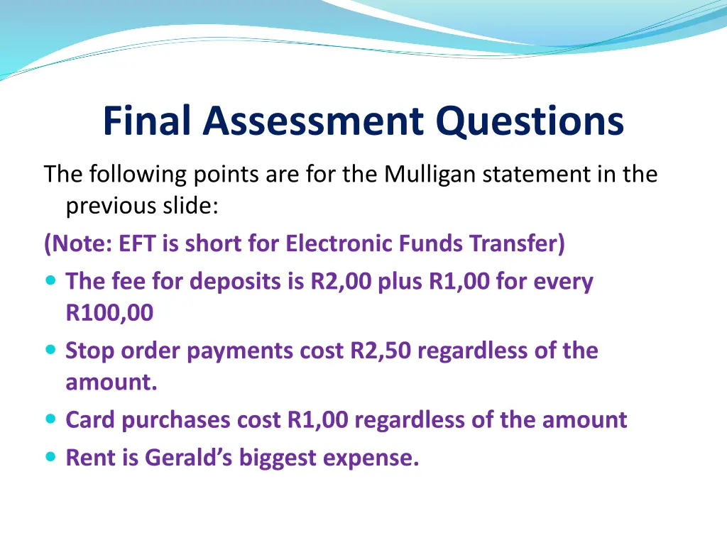 final assessment questions 1