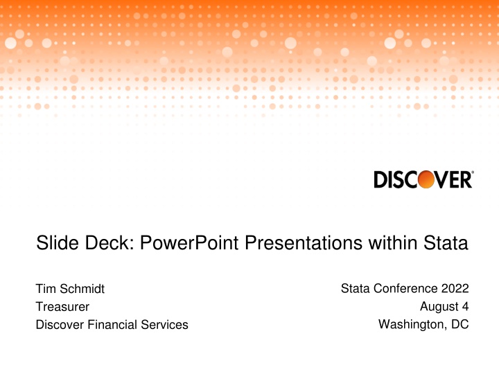 slide deck powerpoint presentations within stata