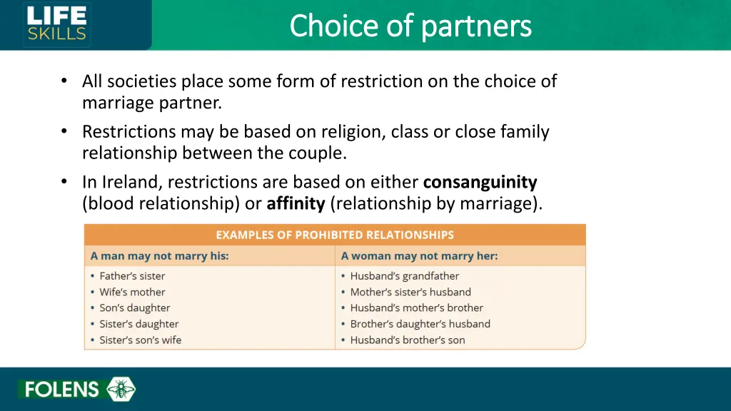 choice of partners choice of partners