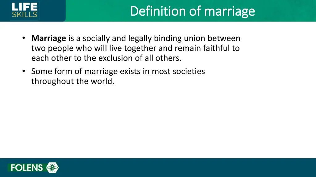 definition of marriage definition of marriage