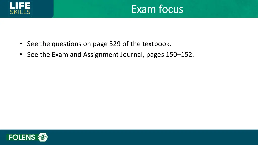 exam focus exam focus