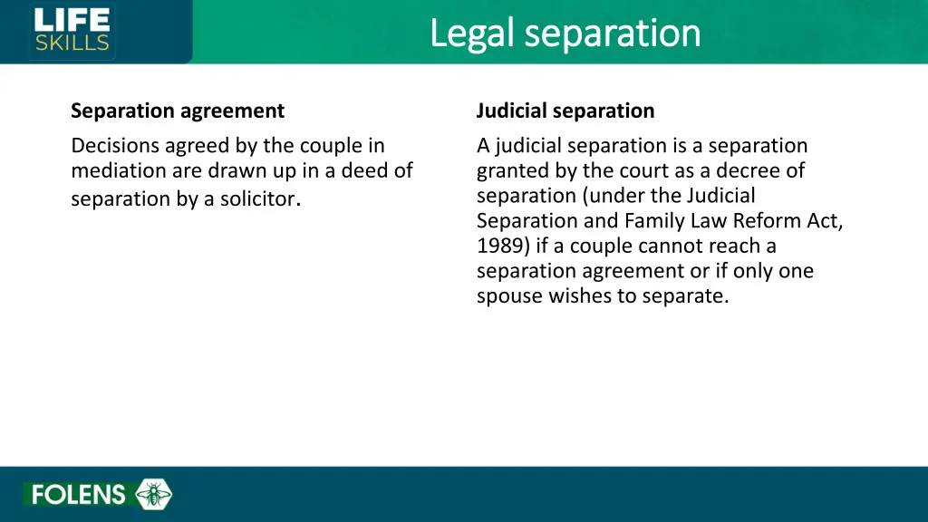 legal separation legal separation