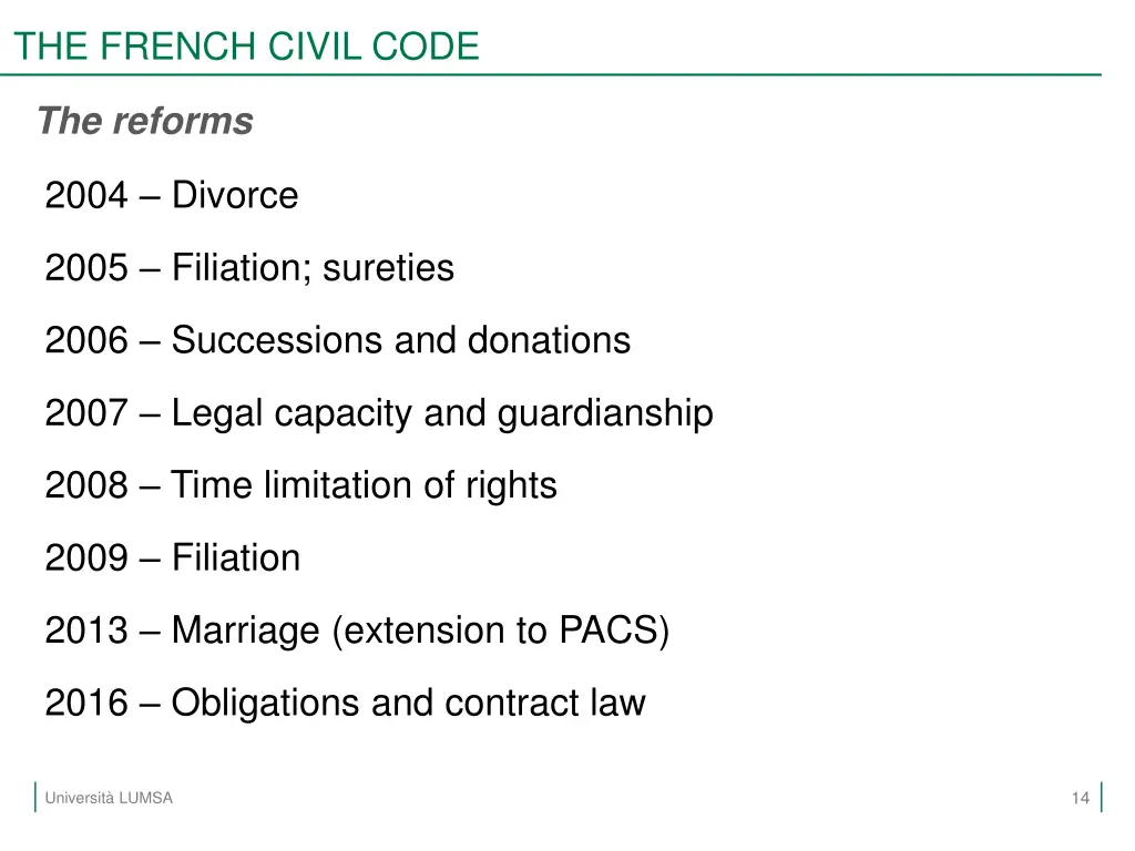 the french civil code 11