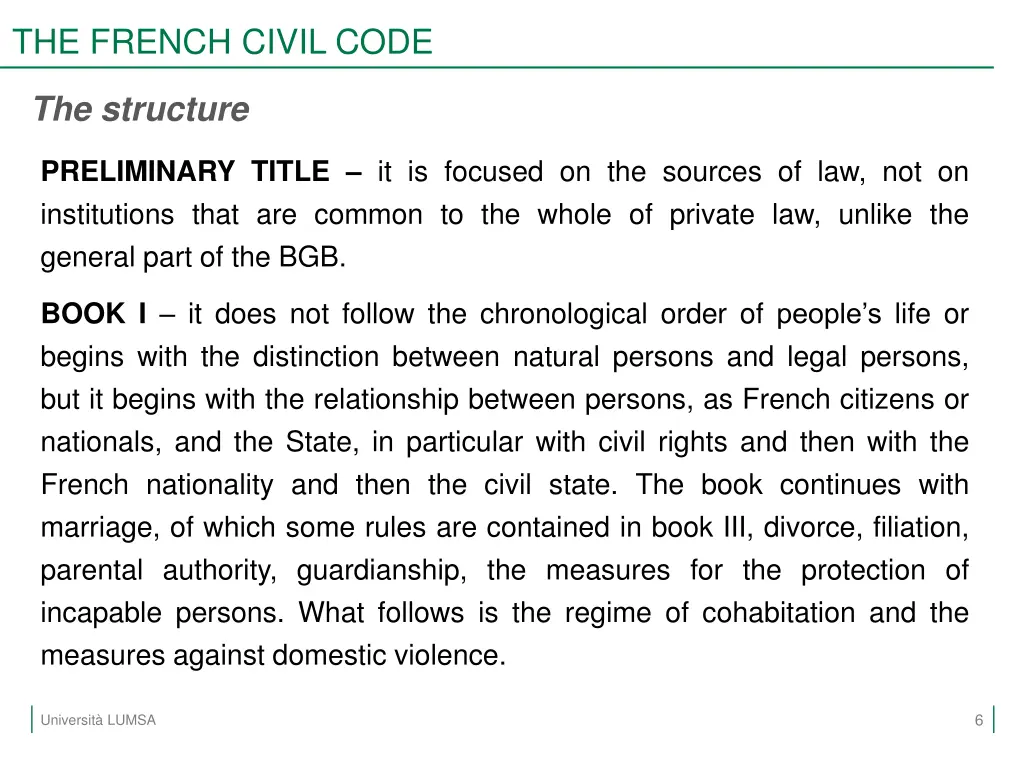 the french civil code 3