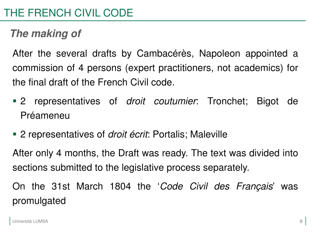 the french civil code 5