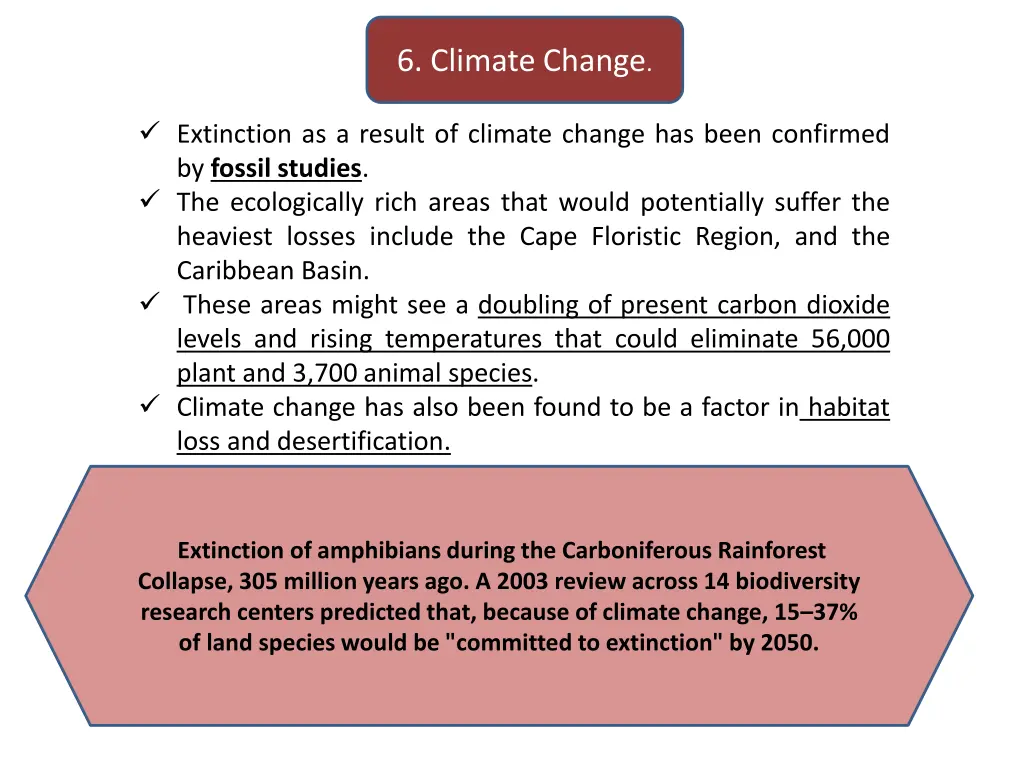 6 climate change